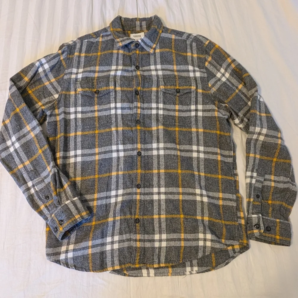 Flannel Button Shirt - Picture 1 of 3
